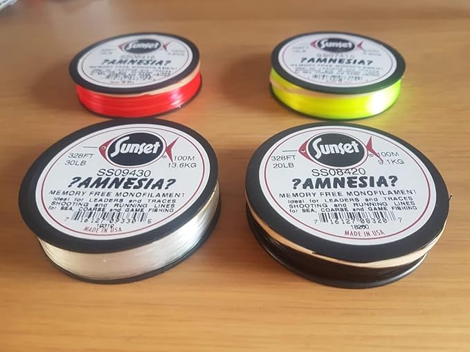 Amnesia Sunset Black Memory Free Monofilament (25lb)