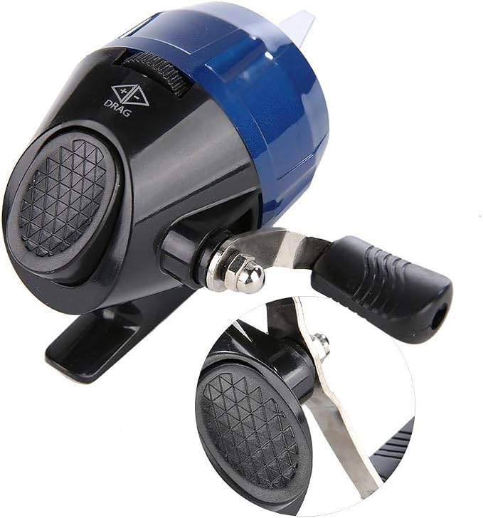 Spincast Fishing Reel, 3.0:1 Gear Ratio for Beginners and Kids, Easy to Use, Right or Left Hand Retrieve, for Freshwater Fishing