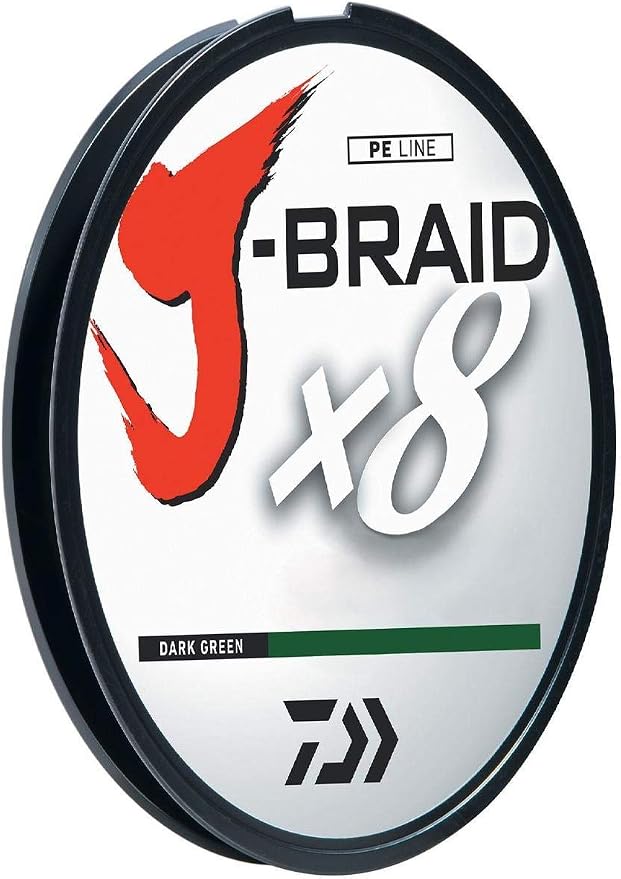 Daiwa J-Braid 300M 8-Strand Woven Round Braid Line