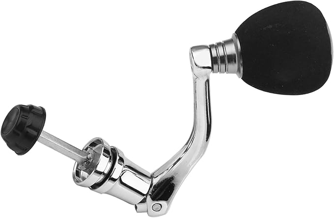 Ejoyous Fishing Reel Handle Replacement, Reel Replacement Power Handle, Metal Hex Trunk Rocker Arm Grip, Fishing Spin Reel Handle Grip Power Handle Reel Accessory