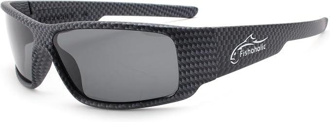 Fishoholic Polarized Fishing Sunglasses UV400 (14 Options) Fishing Gift with Hard Case & Pouch