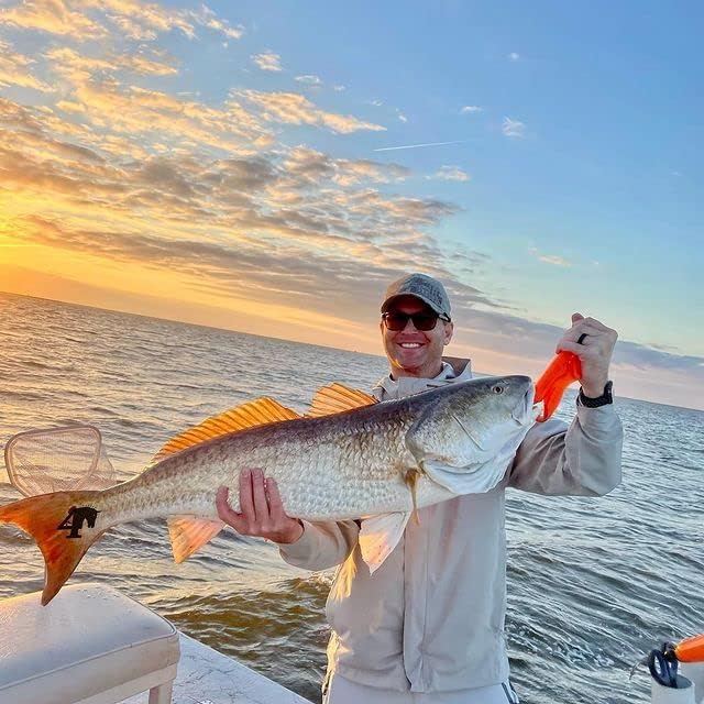 Four Horsemen Boom Boom Shrimp Plastic Bait Made in USA Saltwater Fishing Lures for Speckled Trout, Redfish - 1/8 Deathgrip Jighead Hook - Contains 2 Swimbaits
