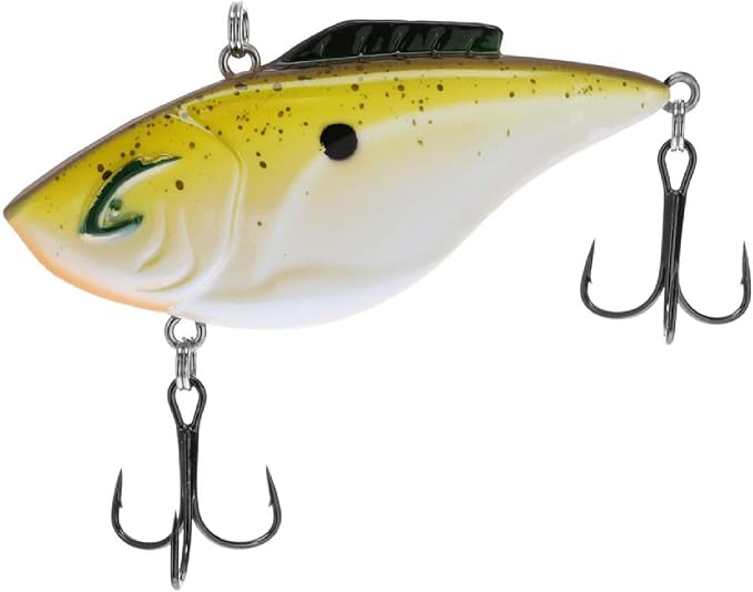 Bill Lewis Hammer-Trap - Freshwater Lifelike Lipless Crankbait Fishing Lure with Mustad Triple Grip Hooks, 3/8 Oz - 5/8 Oz