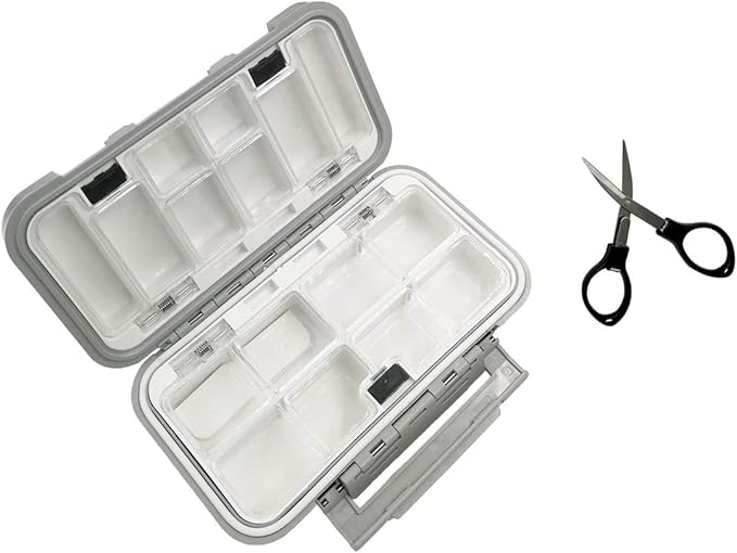 Waterproof Fishing Lure Box Spoon Hooks Baits Storage Tackle Box Containers for Casting Fishing Fly Fishing,Large/Medium/Small Lure Case