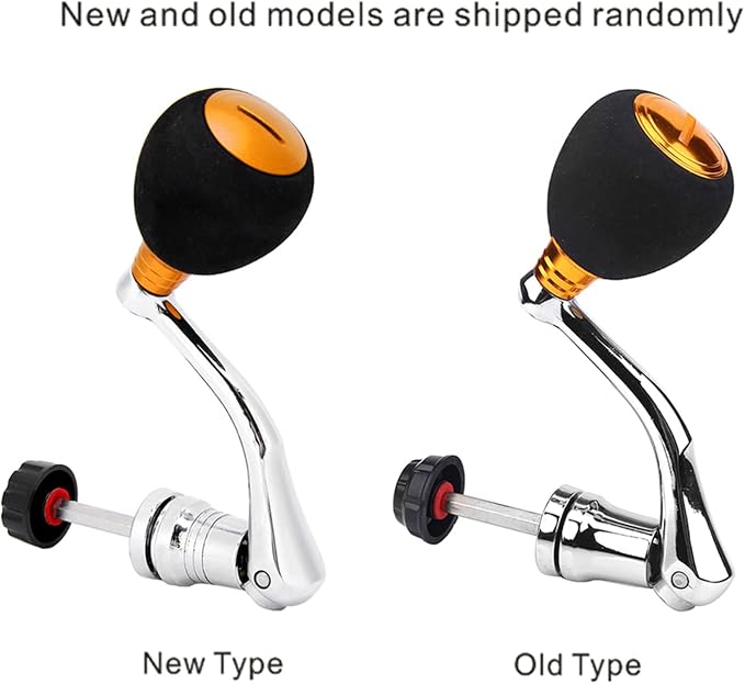Ejoyous Fishing Reel Handle Replacement, Reel Replacement Power Handle, Metal Hex Trunk Rocker Arm Grip, Fishing Spin Reel Handle Grip Power Handle Reel Accessory
