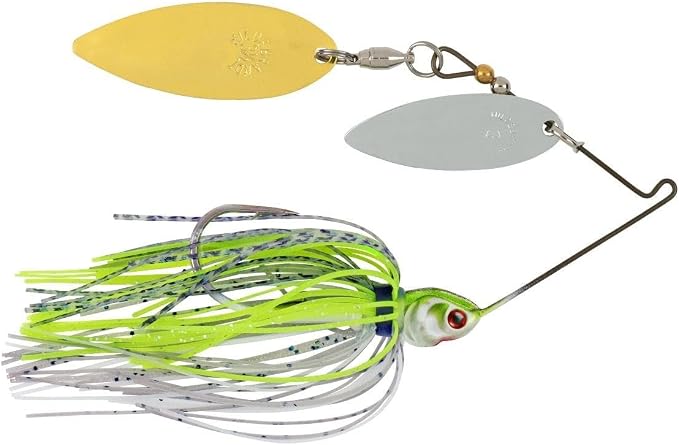 BOOYAH Covert Finesse Double Willow-JC Special #3.5 Gold Willow #3 Nickel Willow-3/8 oz