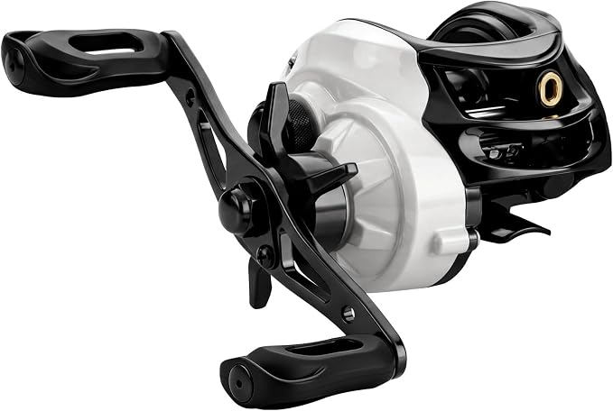 Fishdrops Luna Baitcasting Reels Lightweight & Smooth Design, 12.12 LB Max Drag, Classic Gear Ratio 6.3:1 Low Profile Bait Caster, Anti-Corrosion Baitcasting Fishing Reels