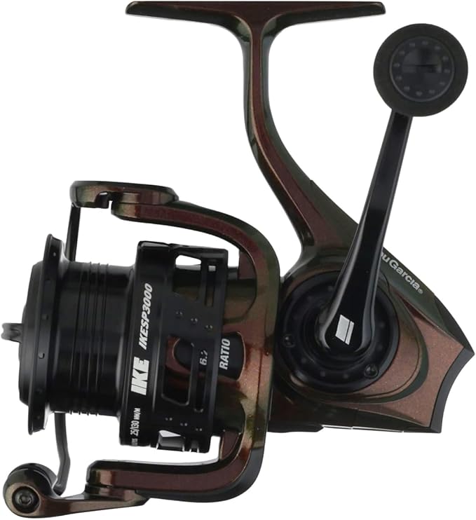 Abu Garcia IKE Signature Spinning Reel, Reliable Freshwater Fishing Reel, Durable & Lightweight Aluminum Construction, Everlast Bail System