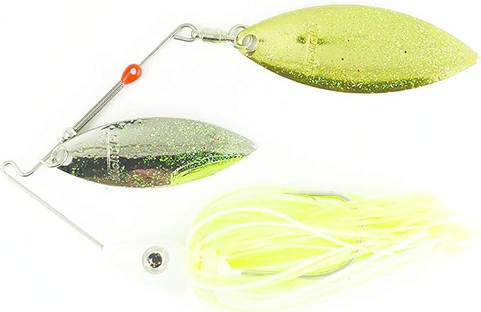 Nichols Lures Pulsator Metal Flake Double Willow Spinnerbait