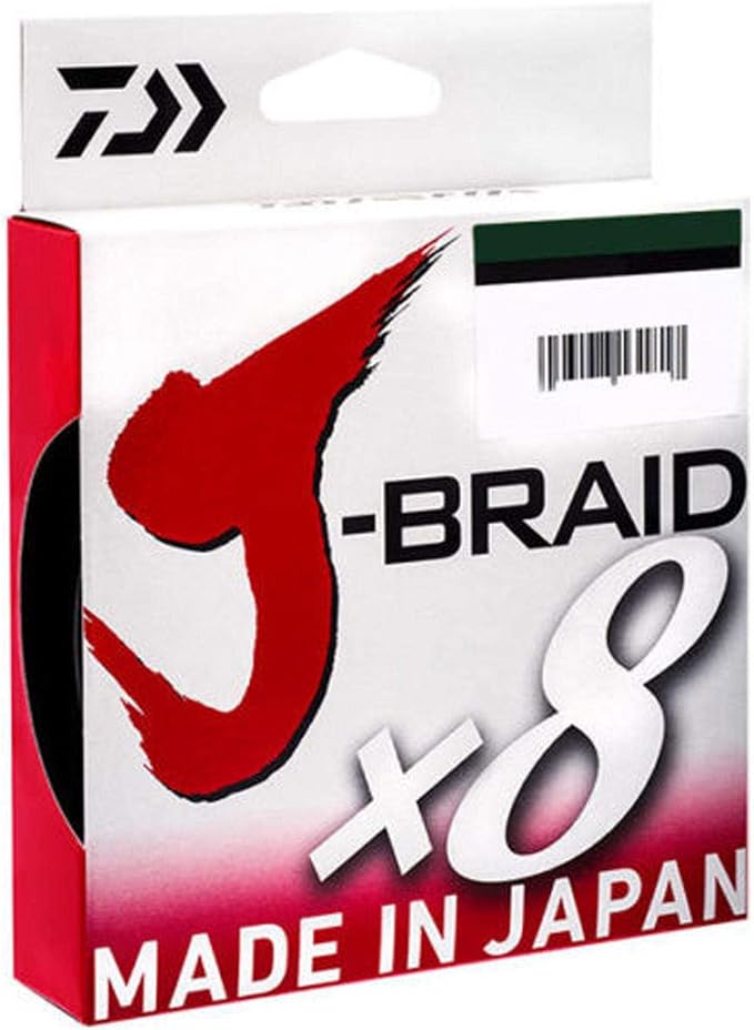 Daiwa J-Braid 150M 8-Strand Woven Round Braid Line