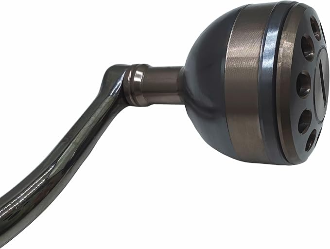 Fishing Reel Crank Handle Grip Knob Ergonomic Spinning Wheel Handle Non-Slip Rotary Control Arm with Tension Ball Tackle Replacement Part