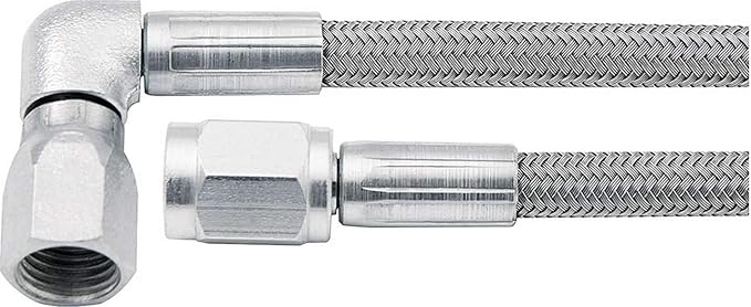 Allstar Performance ALL46302-42 42" #3 Braided Steel Lines With -3 Ends