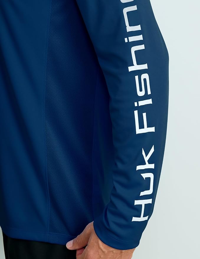 HUK Men's Pursuit Vented Long Sleeve Fishing Shirt (+30 UPF)