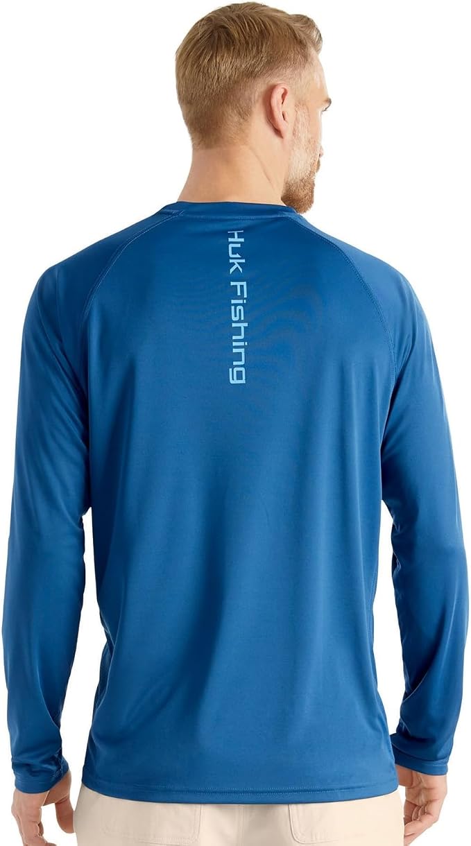 HUK Men's Pursuit Vented Long Sleeve Fishing Shirt (+30 UPF)