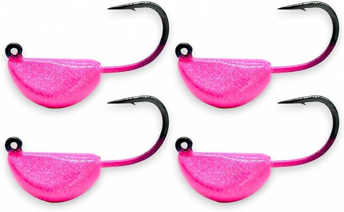 Sheepshead Jig, 2~5 Pack, Standup Style Jig, Saltwater Fishing Jig, Powder Coat Finish Made in The USA with 2X Hook, 1/2oz, 3/4oz, 1oz Sizes