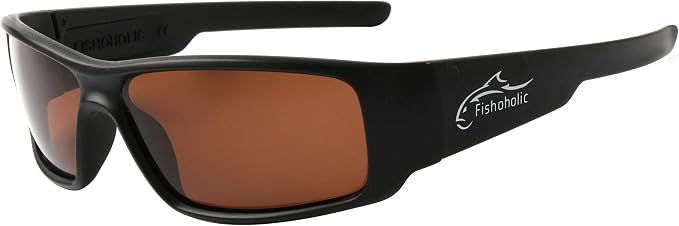 Fishoholic Polarized Fishing Sunglasses UV400 (14 Options) Fishing Gift with Hard Case & Pouch