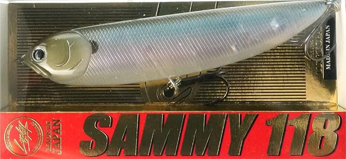 LUCKY CRAFT Sammy 118, Freshwater Lake Bass Fishing Lure, Topwater, Floating, Perfect Walking The Dog, Fishing Gear, Fishing Accessories, Fishing Tackle