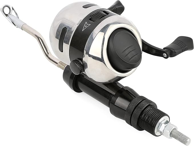 AMEYXGS Bowfishing Power Rod Line Guide Rod Slingshot Fishing Reel Seat Attachment Spin Cast Reels Holder Breakout Shoot Through Stainless Steel