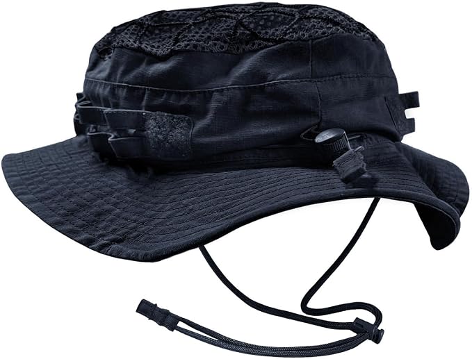 CQR Men's Tactical Boonie Hat, Breathable Packable Sun Hat for Hunting, Hiking, Fishing, Shooting, and Outdoor Activities