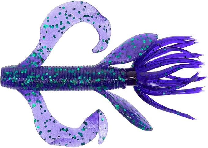 Yamamoto 4" Kreature Realistic Soft Plastic Fishing Lure Baits with Wings and Free-Flowing Skirt - 7 Pack