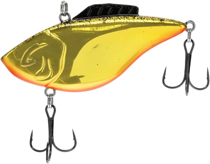 Bill Lewis Hammer-Trap - Freshwater Lifelike Lipless Crankbait Fishing Lure with Mustad Triple Grip Hooks, 3/8 Oz - 5/8 Oz
