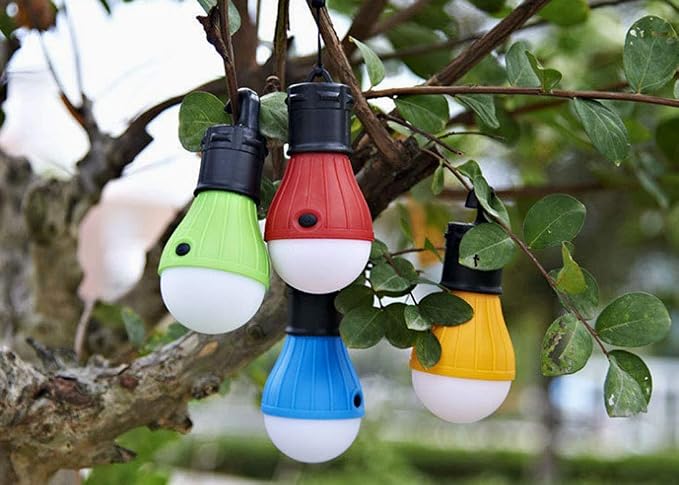 3LED Fishing Light Outdoor Camping Light Emergency Light Portable Camping Light Fishing Camping Light Lamp Hanging Bulb Tent led Light (Green)