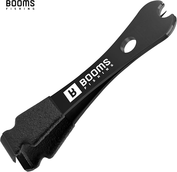 Booms Fishing FC2 Fishing Knot Tying Tool, Fly Fishing Line Cutter, Fishing Clippers with Retractor