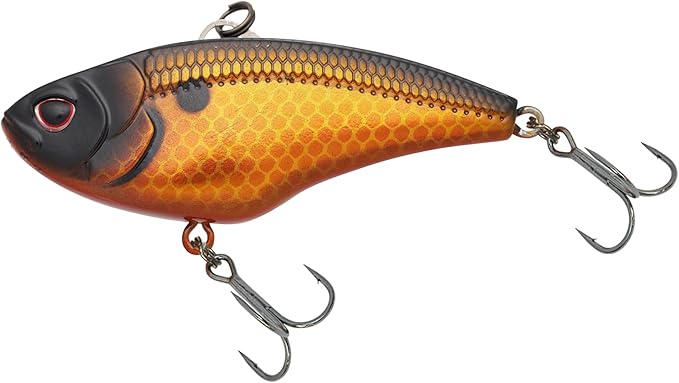 Nomad Design SWIMTREX MAX Vibrating Lipless Crankbait 1/2oz Fishing Lure - Thumping Action at Any Speed, Auto-Tune System, Sinks Level for Shallow or Deep Fishing Bait