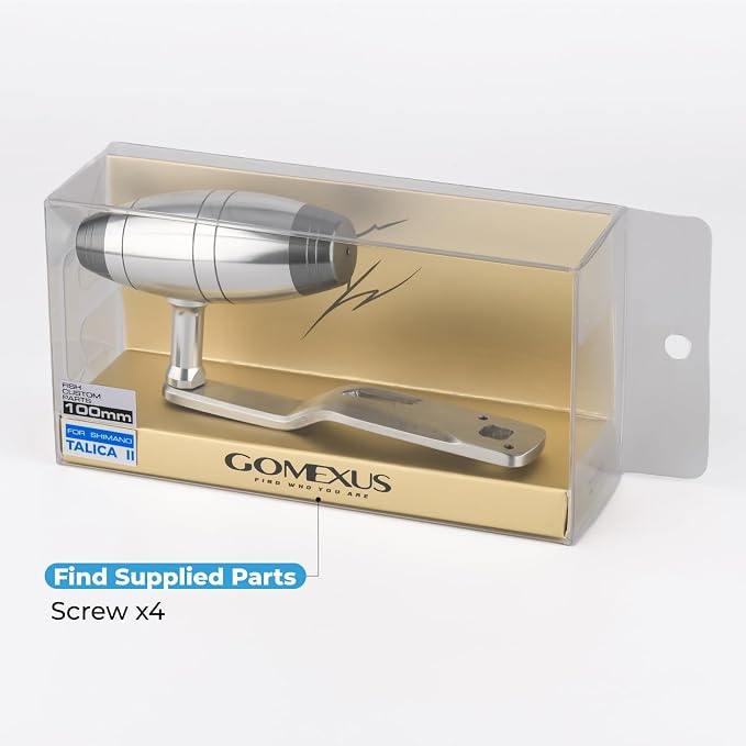 GOMEXUS Power Handle Compatible for Shimano Talica Reels, Heavy Duty Big Game Fishing Reel Handle for Saltwater Trolling Tuna Marlin Swordfish, Conventional Reel Replacement Crank