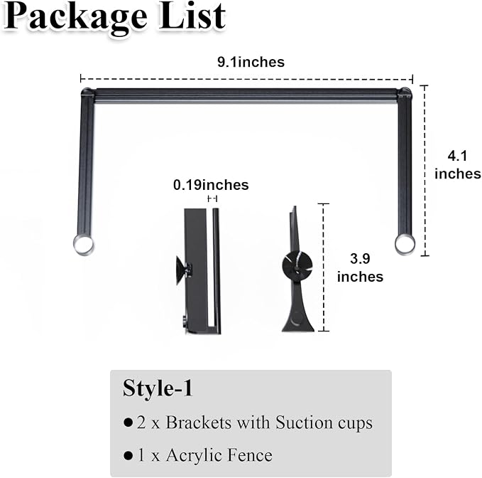Pryitier Aquarium Floating Plant Barrier, Floating Plant Corral Self Adjusts to Water Level Fish Tank Fence Keeps the Floaters Away from the Filter