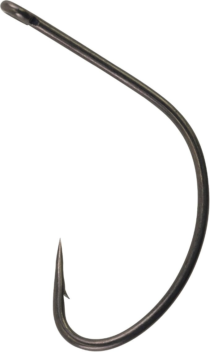 Berkley Fusion19 Wide Gap Live Bait Hooks, Size 4 Fishing Hooks, Needle Point with SlickSet Coating for Easy Penetration, Forged for Added Strength