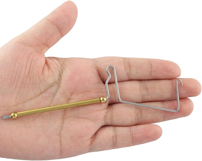 Rotary Whip Finisher Wire Threader, Hackle Plier, Bodkin, Fly Fishing Lure Making Accessories Fly Tying Tools Lures Making