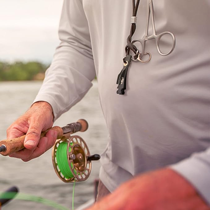 SF Fly Fishing Tools Kit Includes a Fishing Knot Tool and Line Clipper, Zinger Retractor and Hook Remover Forceps.