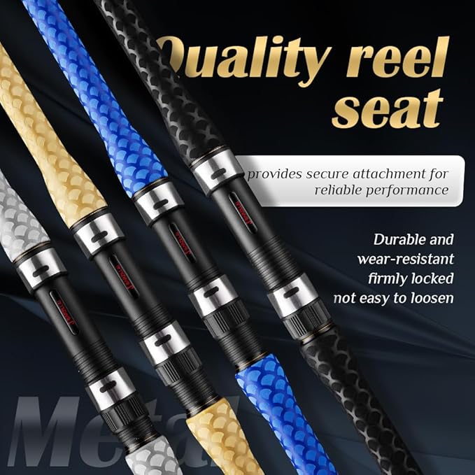 Carbon Surf Spinning Fishing Rod, Ultra-Light High-Sensitivity Graphite Pole, Saltwater/Onshore 3/4 Pieces Surf Fishing12ft 13ft 14ft 15ft Rod