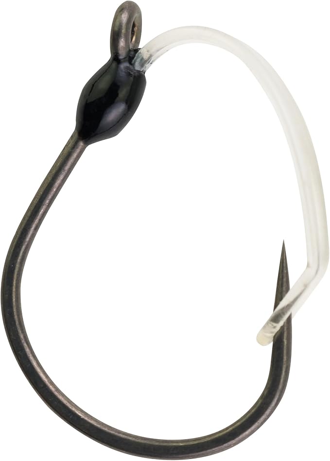 Berkley Fusion19 Wide Gap Live Bait Hooks, Size 4 Fishing Hooks, Needle Point with SlickSet Coating for Easy Penetration, Forged for Added Strength