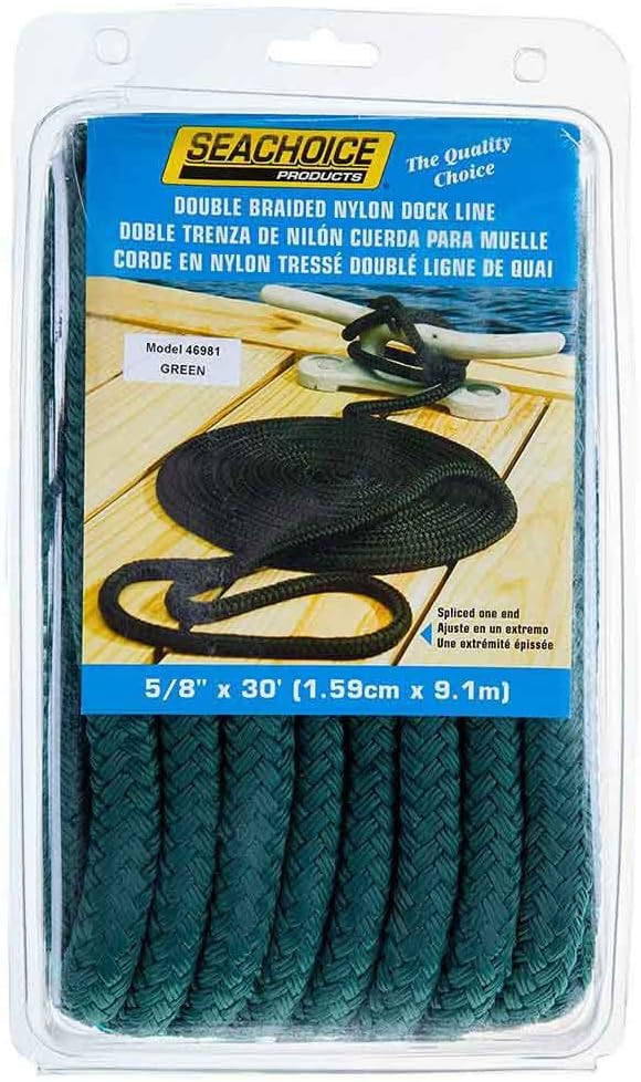 Seachoice Double-Braid Nylon Dock Line