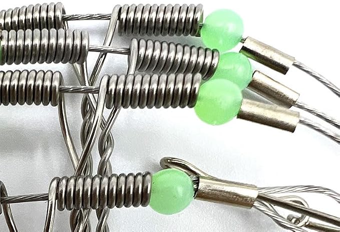 10 pcs 25" Surf Fishing Leaders, Target Bull Red Drum Small Sharks, Hand Tied