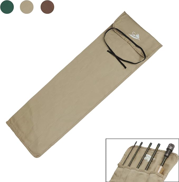 Aventik Fly Fishing Rod Bag Fishing Rod Sleeve Cover Pole Sock Glove Protector Bag Pouch with 5 Compartments