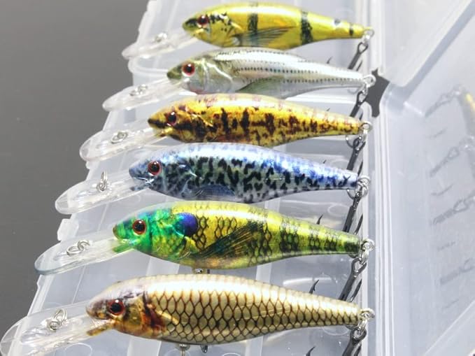 Minnow Crankbait for Bass Fishing Bass Lure Jerkbait Fishing Lures and Tackle Box