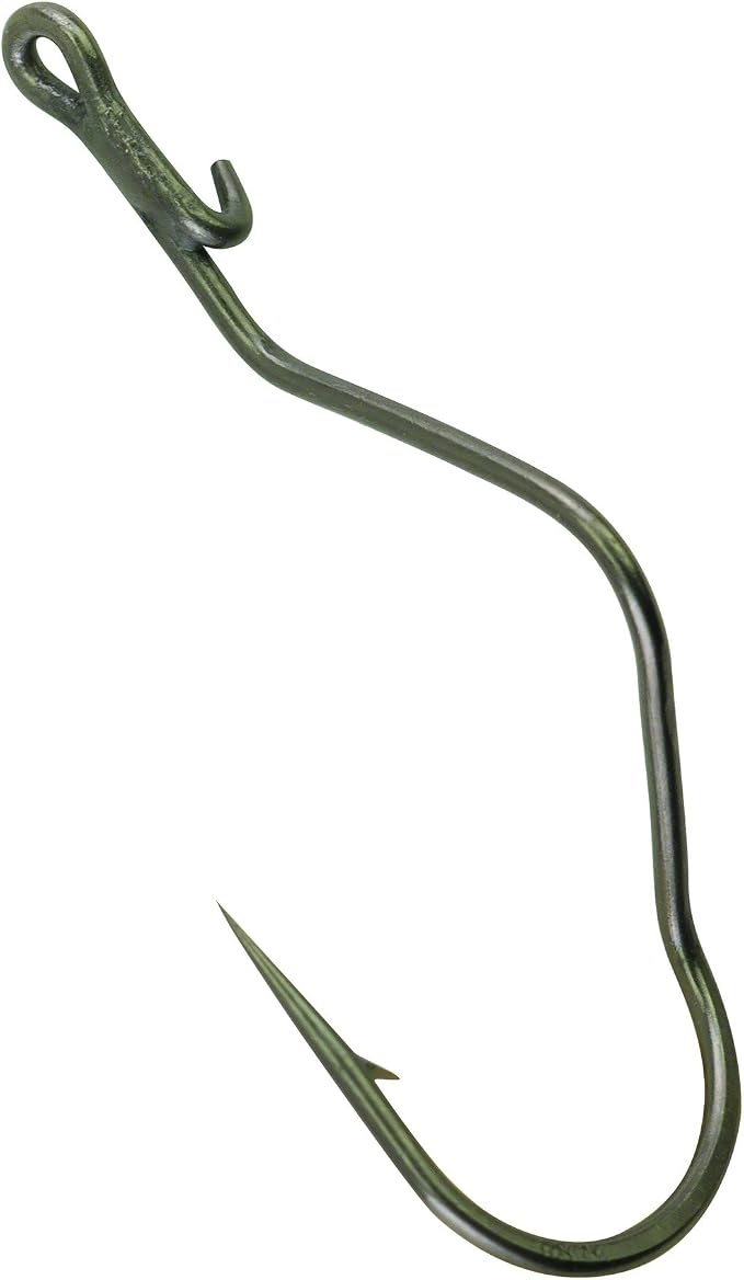 Berkley Fusion19 Wide Gap Live Bait Hooks, Size 4 Fishing Hooks, Needle Point with SlickSet Coating for Easy Penetration, Forged for Added Strength