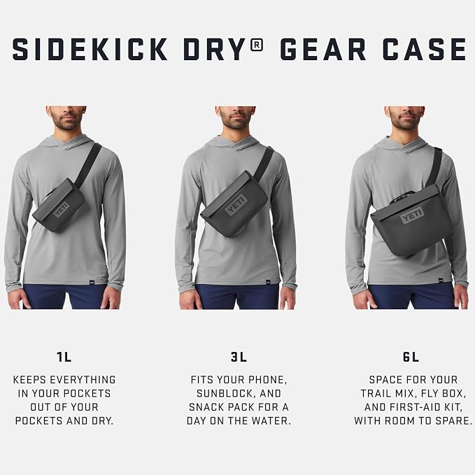 YETI Sidekick Dry 1L Gear Case, Cape Taupe