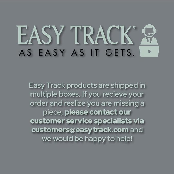 Easy Track PH42-CG Adjustable Corner Tower Clothing Storage Kit Closet Organizer, Weathered Grey
