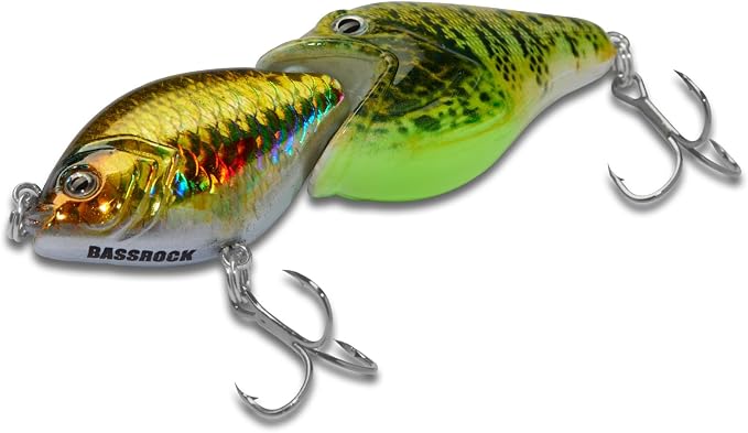 BASSROCK Fish Group Single Jointed Swimbait Bass Fishing Lure Hard Bait 3.5” 11/16oz