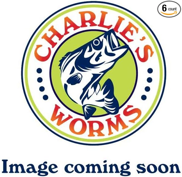 Charlie's Worms Flippin' Bug, Scented, Soft Bait for Freshwater Saltwater, 6pk