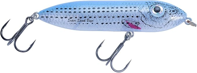 Heddon Super Spook Boyo 3" Topwater Fishing Lure, 3/8 Ounce