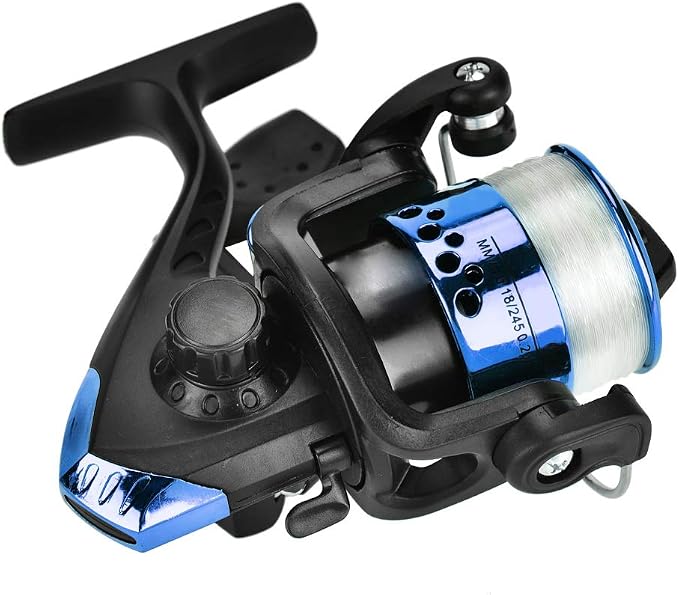 OUKENS Fishing Reel, 3 Colors Freshwater Plastic Plating Lightweight Spinning Fishing Reel Tackle Accessory