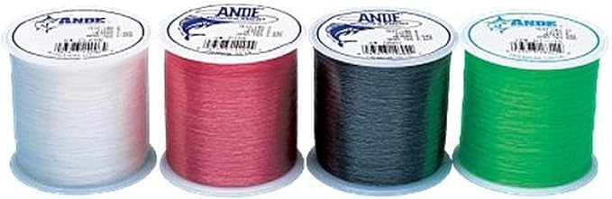 Ande Monofilament Line (Pink, 50 -Pounds Test, 1/4# Spool)