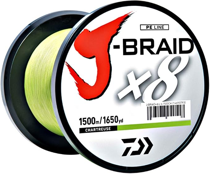 Daiwa J-Braid 150M 8-Strand Woven Round Braid Line