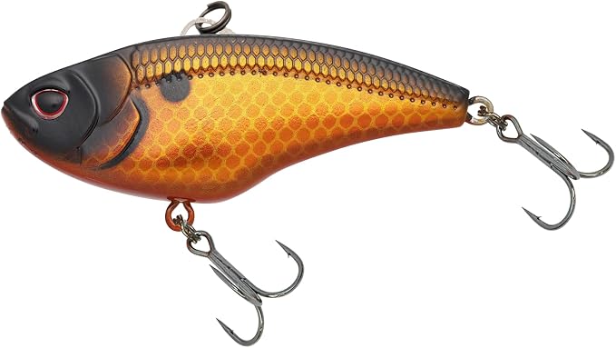 Nomad Design SWIMTREX MAX Vibrating Lipless Crankbait 1/2oz Fishing Lure - Thumping Action at Any Speed, Auto-Tune System, Sinks Level for Shallow or Deep Fishing Bait