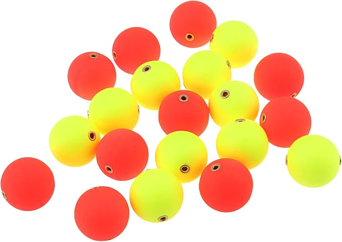 20pcs Fishing Bobber Foam Slip Bobbers, Slip Foam Floats Fishing Float, Buoy Floats Rig Stoppers for Crappie Trout Bass Panfish Walleyes
